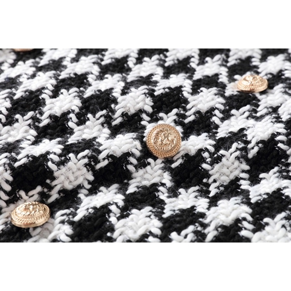 Stylish Black and White Mini Skirt - Picture 5 of 6